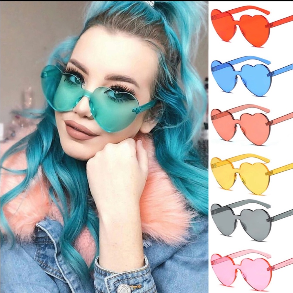 No Frame Heart Glasses